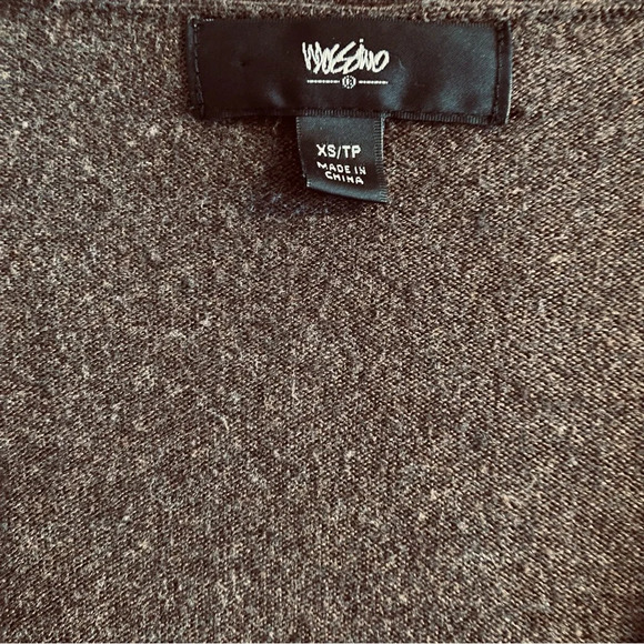 Mossimo Women's Cardigan XSmall Brown Long Sleeve Button Up V Neck Cardigan - Picture 3 of 6